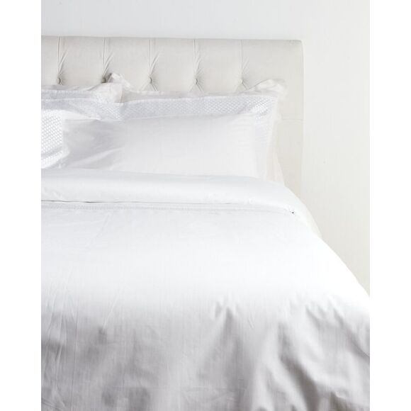 Maurizio Italy Basket Weave Duvet Set, White - Picture 1 of 2